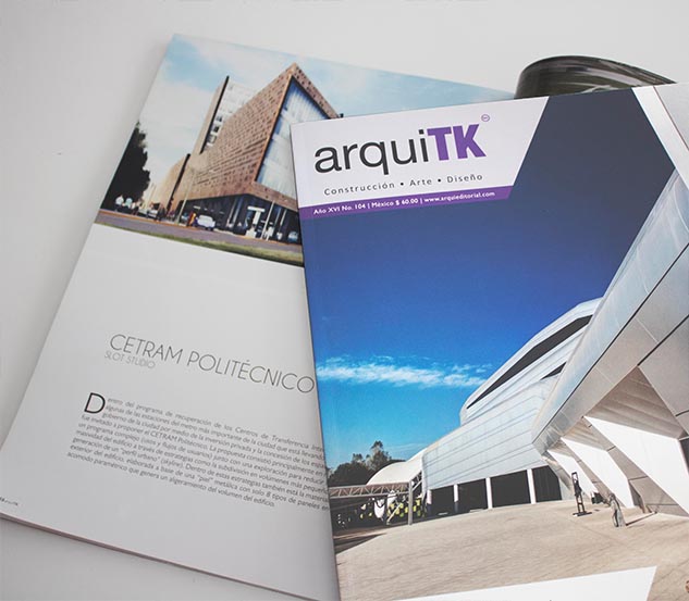 The CETRAM POLITECTINICO published by Arquitk magazine : SLOT STUDIO